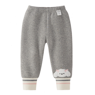 [抗菌高弹]女童冬季打底裤加绒秋外穿宝宝长裤小童女孩弹力休闲裤