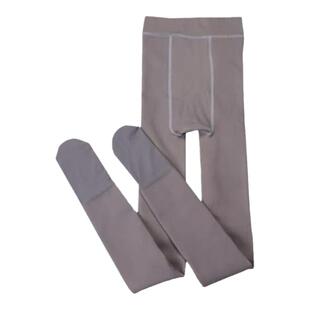 假透肉打底裤加绒加厚高腰收腹灰透肤一体裤加肥加大码外穿保暖裤