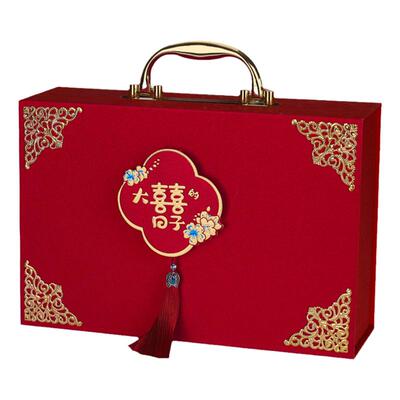 订婚彩礼钱盒子高端礼金盒聘礼箱