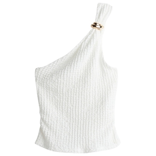 HM背心吊带春季新品单肩上衣1293575