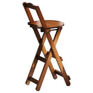 可折叠凳小板凳子马扎结实家用便携式省空间高脚凳靠背折叠椅加厚