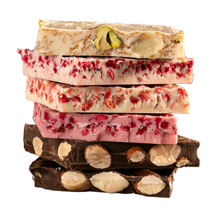 怡浓金典手工坚果黑巧克力锤纯可可脂牛奶板块榛子夹心礼盒装年货