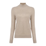 恒源祥100%羊毛衫女秋冬2025新款纯色套头保暖内搭打底毛衣针织衫