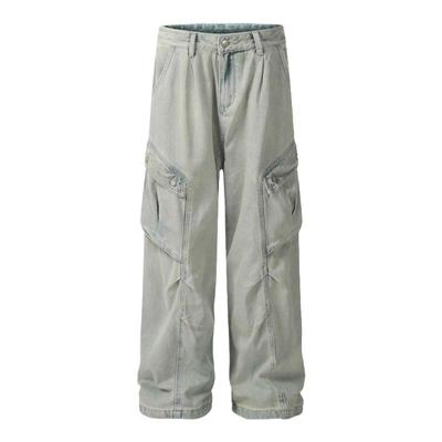 【限时优惠】水洗工装牛仔裤