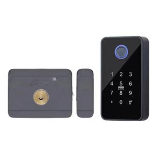 牛头锁密码锁智能指纹改密码门锁指纹锁家用防盗门电子锁老式铁门