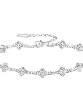 周大生DC璀璨花语纯银手链