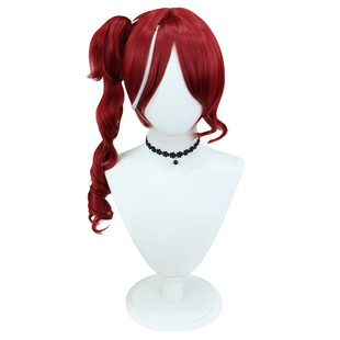思越 第五人格 祭司 绯 真理之下红发的魔女 cos 假发 红色挑染