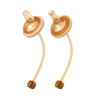 雅宝乐儿适用贝亲奶瓶配件纳米银学饮吸管嘴鸭嘴奶嘴重力球日康