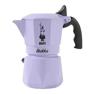 官方授权比乐蒂紫色双阀摩卡壶意式咖啡壶煮家用手冲咖啡器具进口