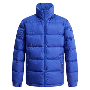 【90白鹅绒】曼加龙2025冬季新款加厚保暖立领羽绒服时尚男士外套