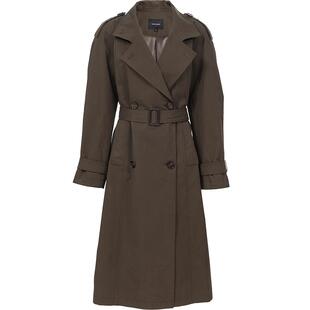 Vero Moda风衣女2026春季新款翻领肩章通勤外套简约慵懒326121005