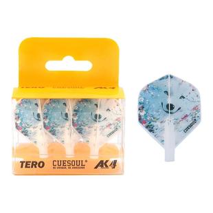 CUESOUL/Q獸香港镖手Nicholas mo定制款AK4弹簧旋转飞标尾翼镖叶