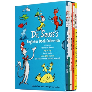 Dr. Seuss’s Beginner Book Collection 英文原版书 苏斯博士经典绘本 戴高帽的猫5个故事 精装版 进口英语书籍儿童图书