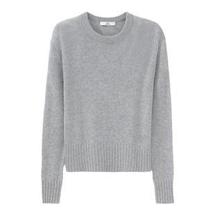 【商场同款】HPLY荷比俪冬季新款女简约时尚宽松直筒套头毛衫