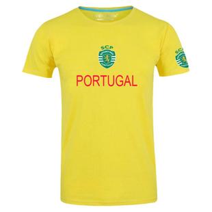 葡萄牙体育队短袖T恤衫男女足球衣服里斯本竞技球迷服休闲队服夏