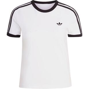 Adidas/阿迪达斯官方正品三叶草女士圆领套头透气修身短袖KD3683