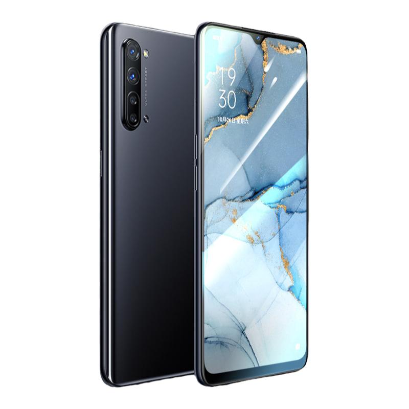 适用opporeno3钢化膜oppo reno3pro元气版ooppreno3全屏5g手机opporone35g水凝opporen3蓝光0pp0pporeno防摔