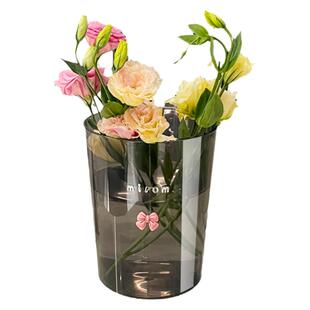 亚克力透明醒花桶花店专用大号家用客厅法式鲜花养花深水插花瓶子