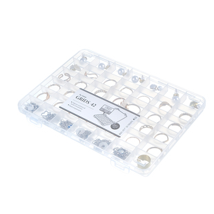 首饰收纳盒大容量防氧化分格透明塑料耳饰耳环戒指手饰品盒高级感