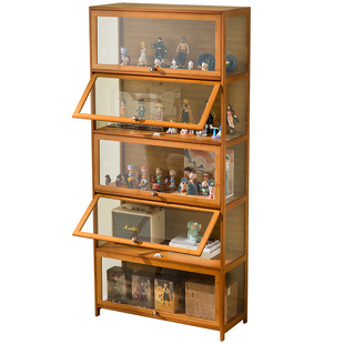 手办展示柜亚克力陈列柜子展示架玻璃化妆品产品家用小型置物货架