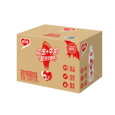 银鹭花生牛奶450ml*15瓶整箱装