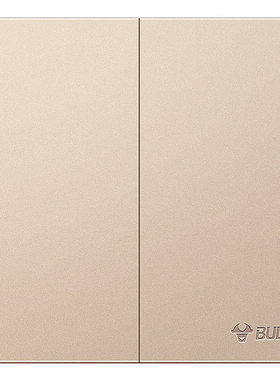 公牛正品二开双控开关插座面板