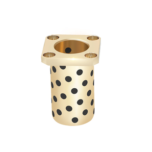 MPTSZ6-50方法兰石墨铜套自润滑铜合金一体型无油衬套OFR03定制