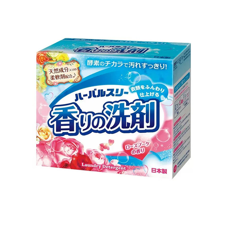 日本进口玫瑰香味洗衣粉持久留香