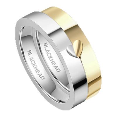 小众设计戒指blackhead情侣