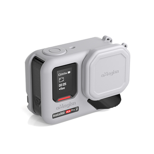 aMagisn阿迈适用影石Insta360 AcePro2硅胶保护套机身镜头防护外壳配件