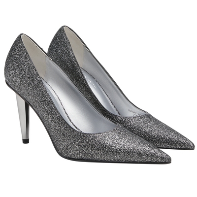 CHARLES&KEITH秋冬女鞋CK1-60280457时尚亮面尖头高跟鞋女婚鞋