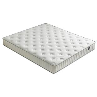 全友家居0胶水护脊棕椰棕硬垫家用卧室席梦思180x200乳胶弹簧床垫