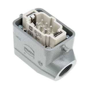 HARTING连接器09330062601公芯Han-6E-M-s六针16A/500V原装现货