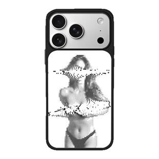 哩卜哩卜艺术碎片化躯体适用iPhone17promax手机壳苹果16pro磨砂15plus高级11磁吸14pro碳纤维12玻璃13promax