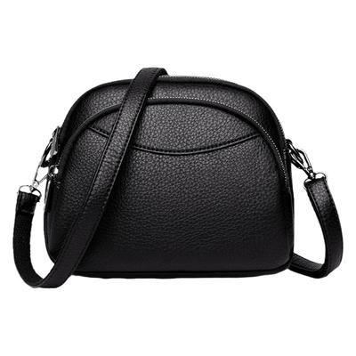 牛皮女包新款多层单肩斜挎包真皮