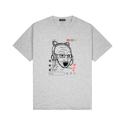 DimeMTL直播趣味印花短袖