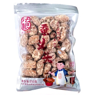 蚕义头焦香味糖枣杭州特产糕点麻枣茶点蚕义糖塘栖法根糕点京枣糖