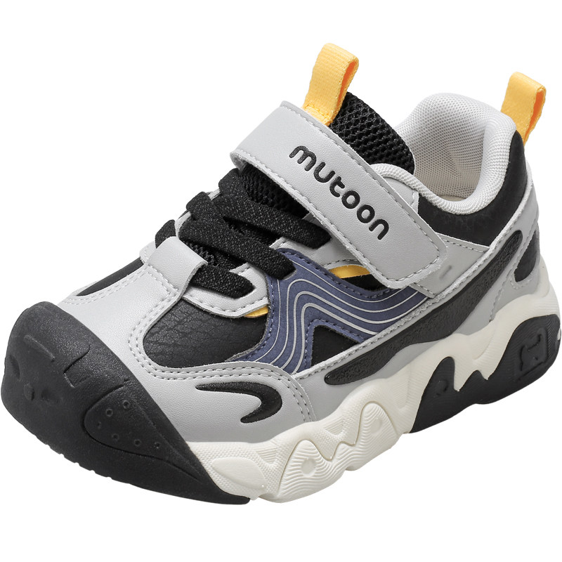 牧童儿童户外运动鞋男童2025秋季新款轻便软底防撞童鞋女童休闲鞋