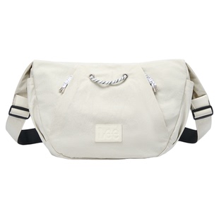 Lee新款休闲斜挎包大容量通勤包大学生上课单肩包女运动手提包男