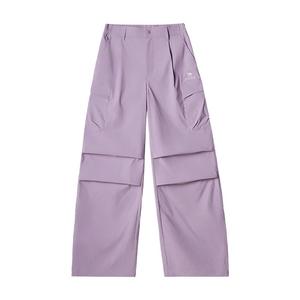 骆驼女装2026春夏新款山海云朵裤凉感工装裤防晒轻薄伞兵裤阔腿裤