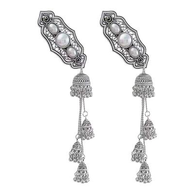 苗族民族风流苏铃铛发夹