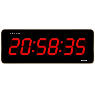 虹泰数码万年历LED电子时钟大屏数字夜光客厅工厂办公挂墙闹钟表