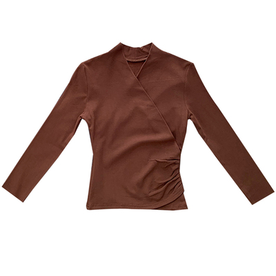 早春长袖加绒内搭修身打底衫