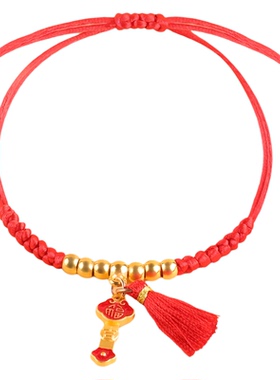 红绳本命年马小金马手绳男女款