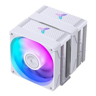 乔思伯CR3000E双塔散热器CPU双风扇ARGB白色6铜管电脑AM5塔式风冷