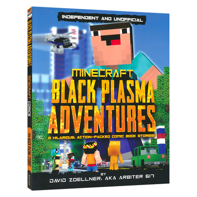 Minecraft Graphic Novel Black Plasma Adventures 我的世界 非官方漫画故事小说 英语课外读物 英文原版进口儿童图书