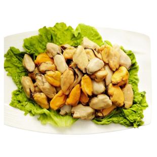 海虹肉鲜活现剥速冻青口贝新鲜贻贝肉淡菜肉去壳冷冻贝类海鲜水产