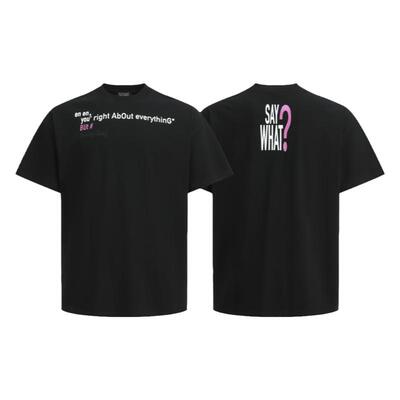 noEmosen刺绣印花美式短袖t恤