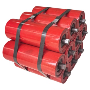 输送带托辊滚筒输送机皮带缓冲陶瓷铁质上槽型支架组89管无动力辊