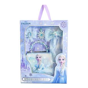 爱莎公主玩具女孩生日礼物首饰盒儿童斜挎包包冰雪奇缘女童3到6岁